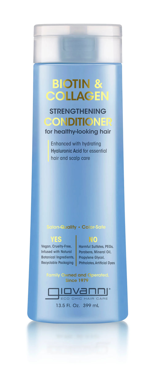 Biotin & Collagen Strengthening Conditioner 399ml-GIOVANNI-Matakana Pharmacy